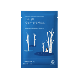 Зволожувальна гелева маска з березовим соком ROUND LAB Birch Juice Moisturizing Double Gel Mask 0619 фото