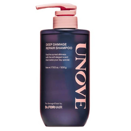 Відновлювальний шампунь для пошкодженого волосся UNOVE Deep Damage Repair Shampoo, 500 мл 0347 фото