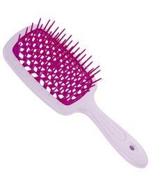 Щітка для волосся JANEKE SUPERBRUSH ORIGINAL Standard, біла-фуксія 0188 фото