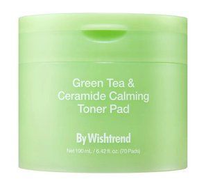 Заспокійливі тонер-пади By Wishtrend Green Tea & Ceramide Calming Toner Pad, 70 шт 0593 фото