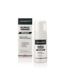 Пінка для вмивання Braderm Kurac Cleansing Mousse, 100 мл 0419 фото