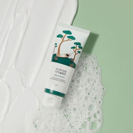 Очищувальна пінка з екстрактом голок сосни ROUND LAB Pine Calming Cica Cleanser 0074 фото