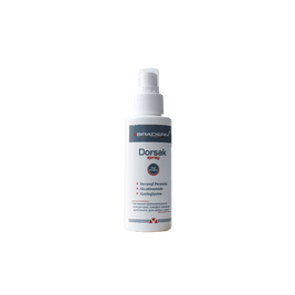 Спрей-концентрат для тіла з бензоїл пероксидом Braderm Dorsak Spray, 100 мл 0425 фото