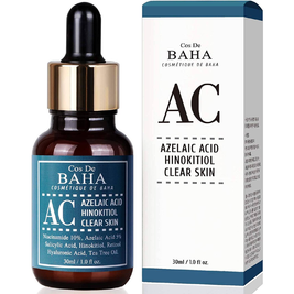 Сироватка з азелаїновою кислотою та хінокітіолом COS DE BAHA Azelaic Acid Hinokitiol Clear Skin, 30 мл 0235 фото