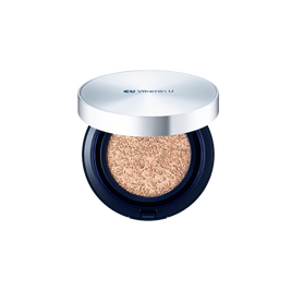 Кушон з полінуклеотидами та вітаміном U CUSKIN Vitamin U Coverfit Cushionpact SPF 50+ PA++++, 15+15г 0653 фото
