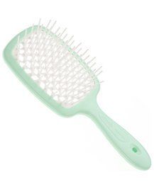 Щітка для волосся JANEKE SUPERBRUSH ORIGINAL Standard, м`ятно-біла 0192 фото