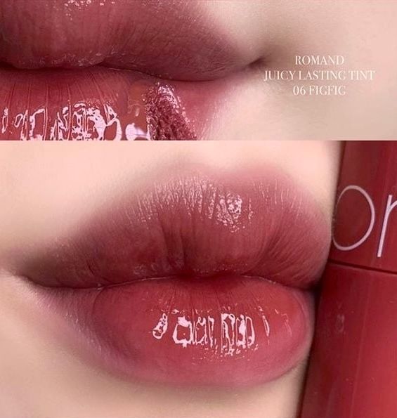 Стійкий глянцевий тінт для губ Rom&nd Juicy Lasting Tint № 06 FigFig 024 фото